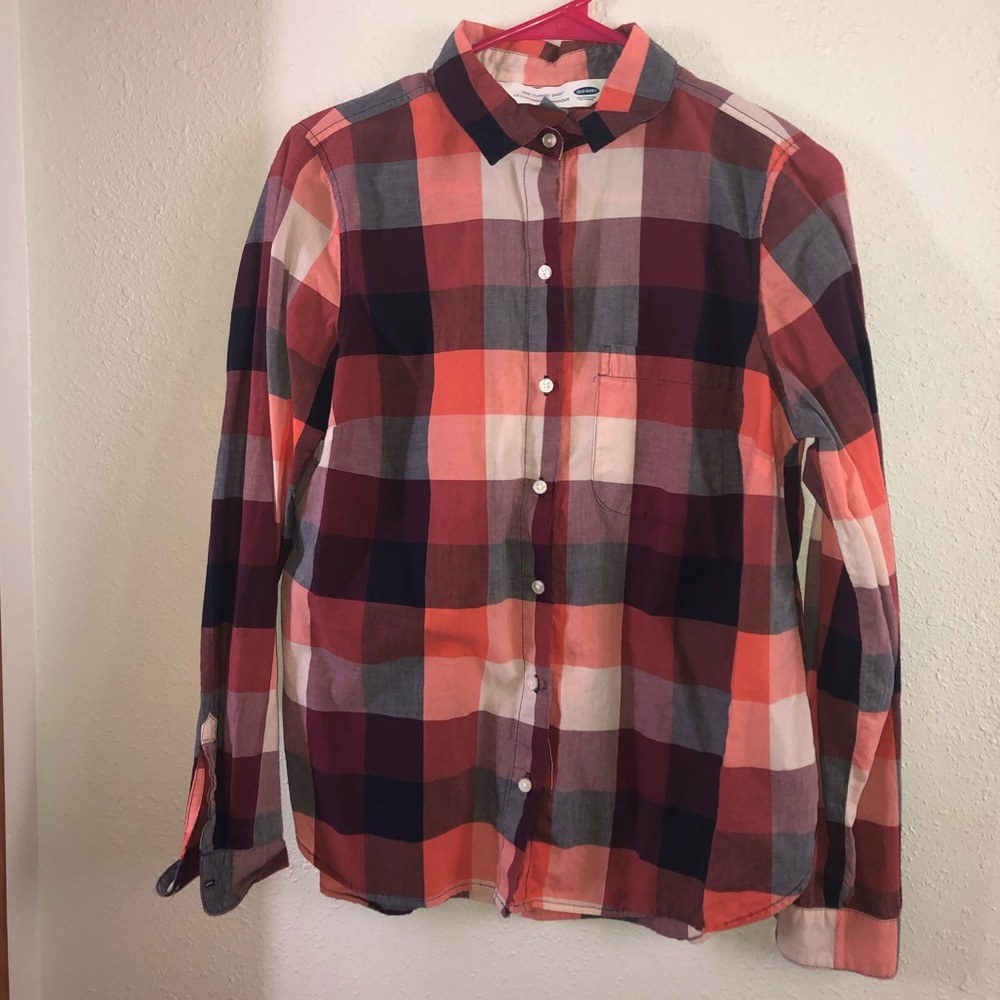 Orange Checkered Shirt